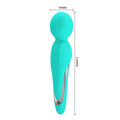Pretty Love Walter Wand Massager in aqua with teal silicone wand