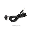 Pretty Love Walter Wand Massager Aqua with coiled black USB rechargeable audio cable
