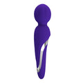 Pretty Love Walter Wand Massager in blue with purple silicone curved design