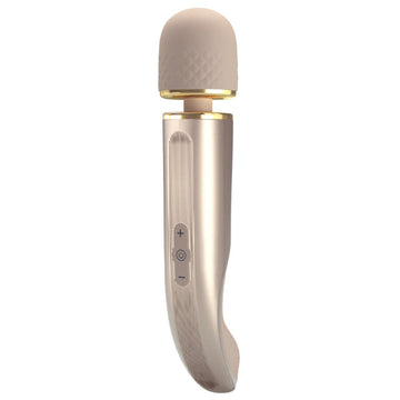 Pretty Love Wand Vibrator in sleek rose gold with textured silicone head