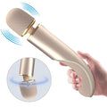 Rose gold Pretty Love Wand vibrator with textured rounded head