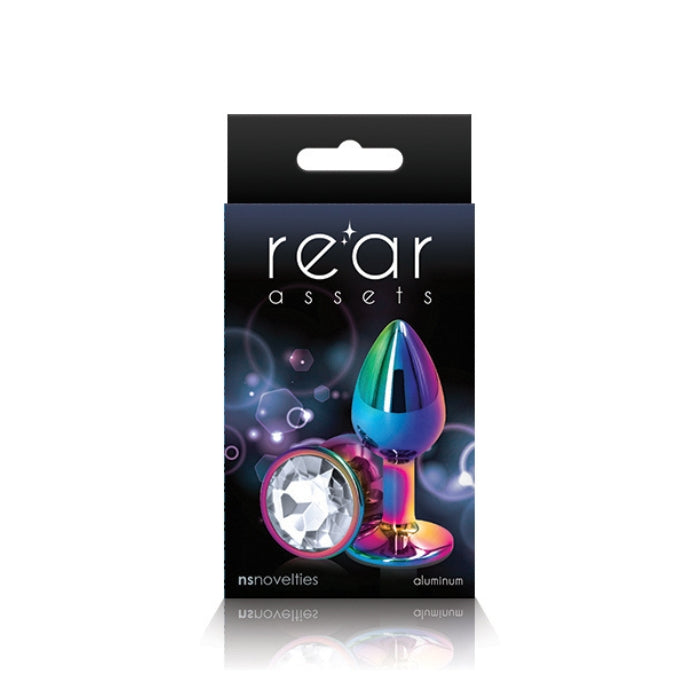 Lady Jane Adult Sex Shop | Rear Assets Plug Anal Plug Small Round Rainbow