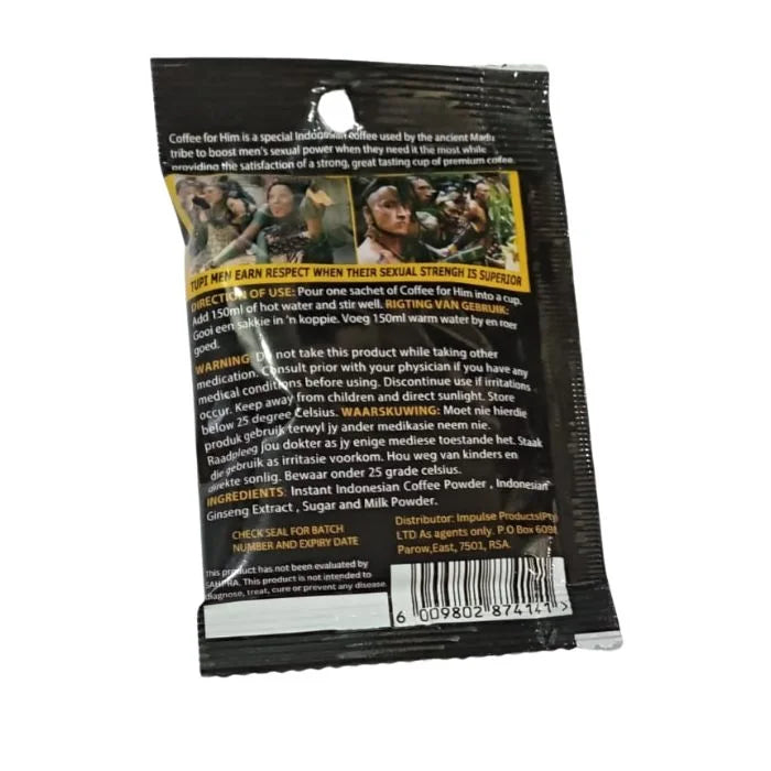 Lady Jane Adult Sex Shop | Rocky 3-in-1 Stimulating Coffee for Him