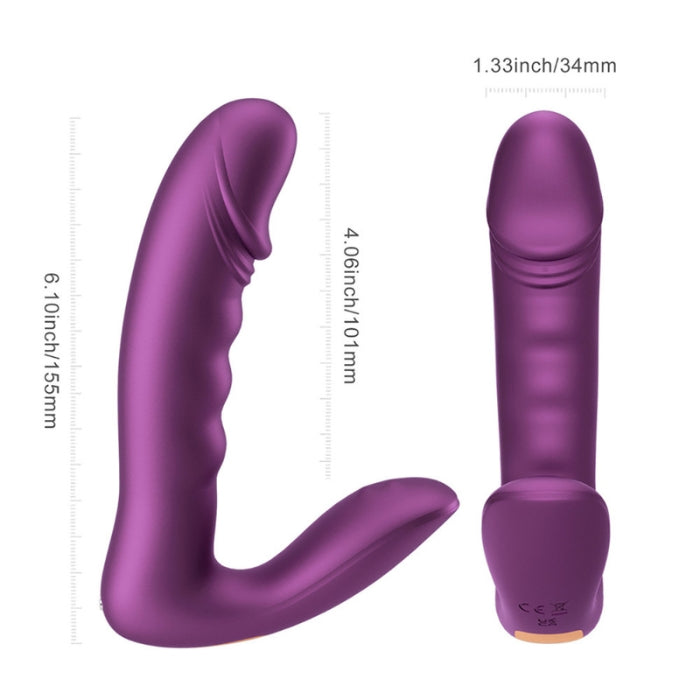 Lady Jane Adult Sex Shop | Rora 2 Rotating G Spot Vibrator & Clit Stimulator Bordeaux