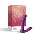 Lady Jane Adult Sex Shop | Rora 2 Rotating G Spot Vibrator & Clit Stimulator Bordeaux