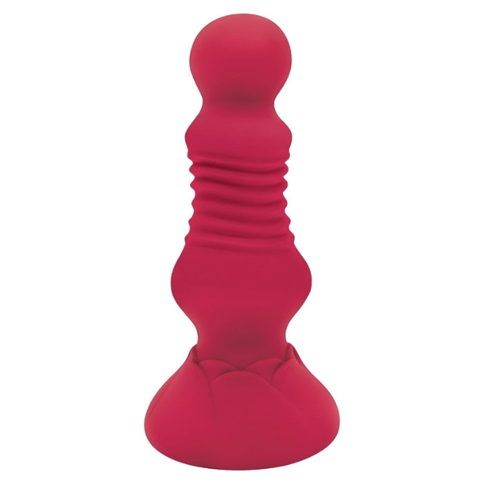 Lady Jane Adult Sex Shop | Rosegasm Remote Control Thrusting Anal Plug - Red