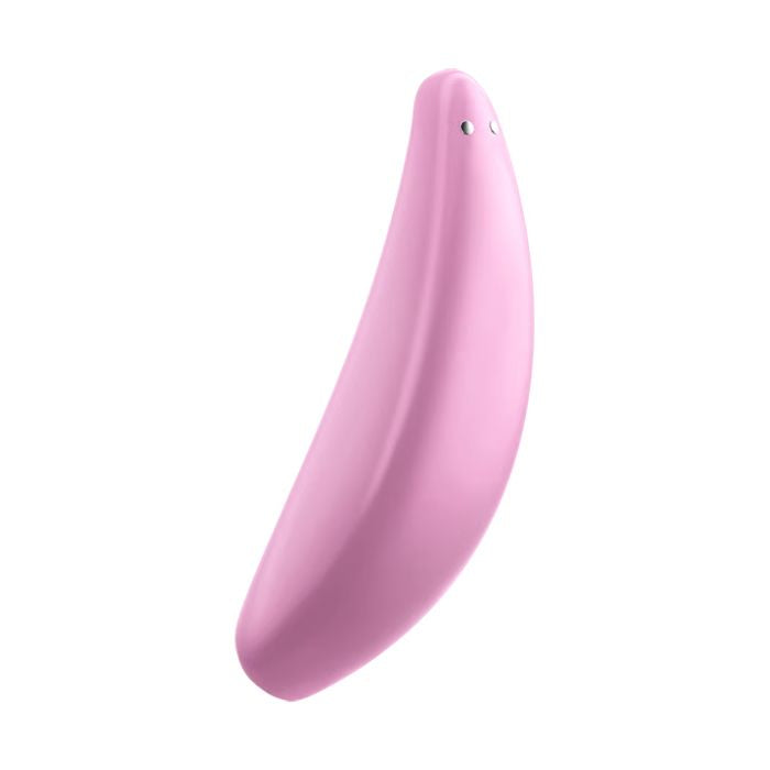 Pink Satisfyer Curvy 3+ App Vibrator with Air Pulse Technology
