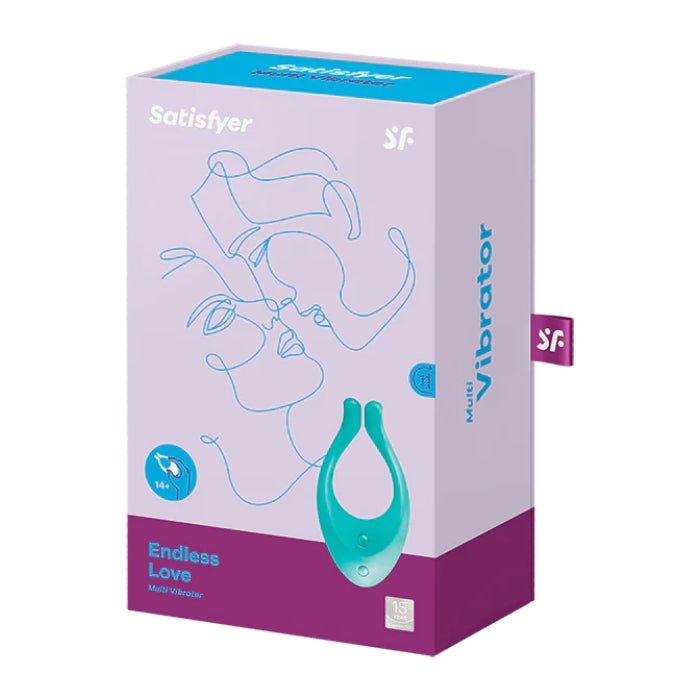 Lady Jane Adult Sex Shop | Satisfyer Endless Love Cock Ring - Turquoise