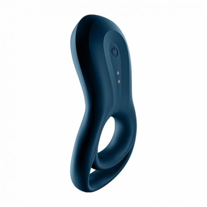 Lady Jane Adult Sex Shop | Satisfyer Epic Duo Vibrating Cock Ring - Blue