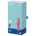 The Satisfyer Mono Flex stimulates both the clitoris and G-Spot with sensual vibrations – also via app control! The rabbit vibrator is made of high-quality, flexible silicone, which transmits intense vibrations to your hot spots. The vibrations can be controlled intuitively via the control panel or the free Satisfyer Connect App. You can control the Mono Flex remotely via the app and can also create new vibration programs or link the vibrator with your favourite playlist on Spotify.