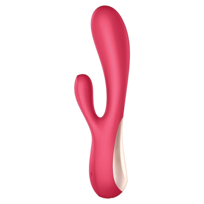 The Satisfyer Mono Flex stimulates both the clitoris and G-Spot with sensual vibrations – also via app control! The rabbit vibrator is made of high-quality, flexible silicone, which transmits intense vibrations to your hot spots. The vibrations can be controlled intuitively via the control panel or the free Satisfyer Connect App. You can control the Mono Flex remotely via the app and can also create new vibration programs or link the vibrator with your favourite playlist on Spotify.