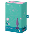 The anal vibrator is made of soft, body-friendly silicone and is easy to insert - and the wide base ensures a safe time when you’re having fun. With its conical shape and rounded tip, the anal vibrator can be used for men and women. Since the Plug-ilicious 1 is waterproof (IPX7), it can also join you in the shower or bathtub - and can be cleaned easily with warm water and mild soap.