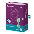 Satisfyer trendsetter vibrating anal plug in light green silicone with ergonomic design and app controlled prostate stimulation