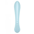 Satisfyer Triple Oh Vibrator in light blue for simultaneous G-spot and clitoral stimulation