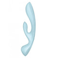 Satisfyer Triple Oh Light Blue vibrator for simultaneous G-spot and clitoral stimulation