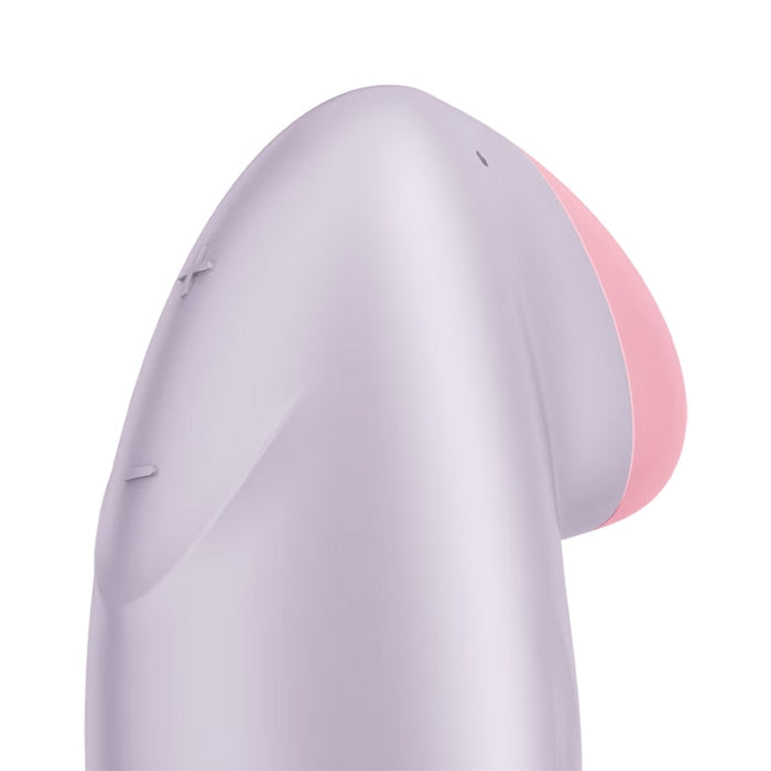 Satisfyer Tropical Tip mini vibrator with precise stimulation lavender brush