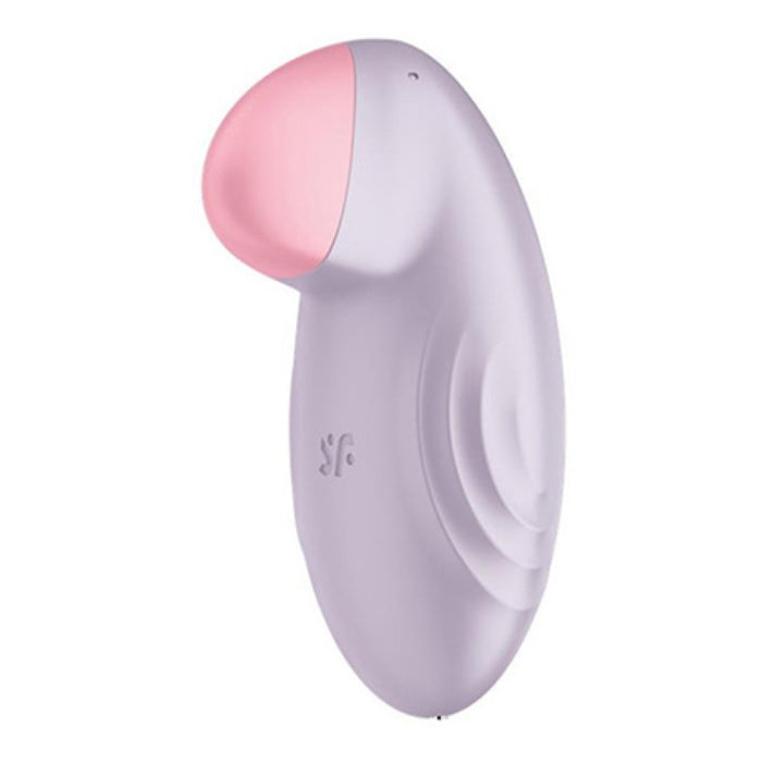 Satisfyer Tropical Tip mini vibrator in lavender for precise stimulation