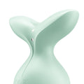 Satisfyer Viva la Vulva 3 mint vibrating massager in medical-grade silicone