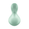 Mint green Satisfyer Viva la Vulva 3 vibrating massager in gourd shape