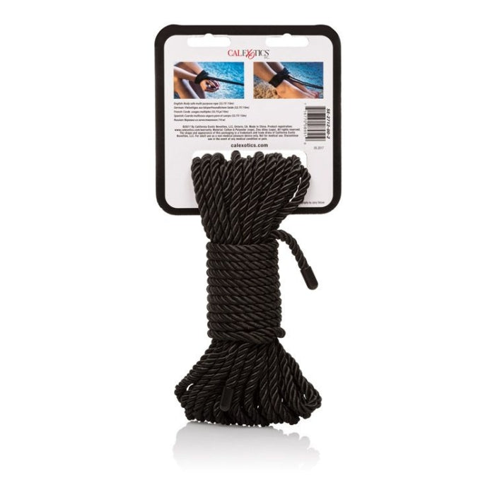 Lady Jane Adult Sex Shop | Scandal Silk Rope 10m Black