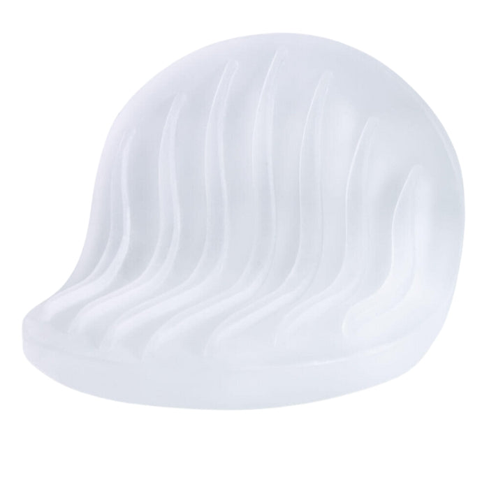 White baseball cap with a smooth shape for satisfying masturbation with Screaming O Masturbator