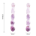 Secret Lover Glass Dildo in Pink – a beautifully crafted pleasure instrument designed for an exquisite experience. Measuring 213mm in length, 29mm in width, and 36mm in thickness, this elegant glass dildo is a work of art, as pleasing to the eye as it is to the touch. Made from premium glass, the Secret Lover Dildo is body-safe, non-porous, and easily adjustable to your preferred temperature for added sensations.