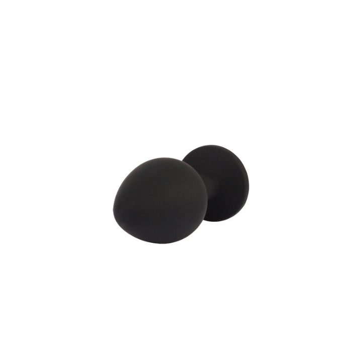 Senuelo Booty Fantasy Gem Anal Plug - Medium black silicone smooth design