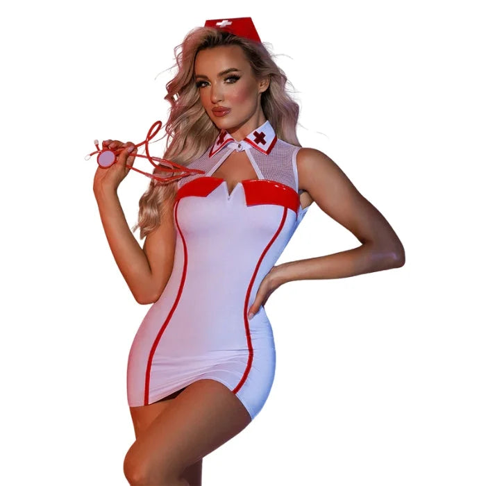 Lady Jane Adult Sex Shop | Sexy Nurse Fantasy Outfit 4 Piece