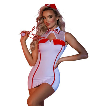 Lady Jane Adult Sex Shop | Sexy Nurse Fantasy Outfit 4 Piece