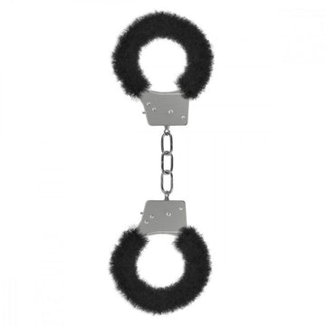 Lady Jane Adult Sex Shop | Shots Ouch! Beginner’s Furry Handcuffs - Black | Category_Bondage / BDSM, Colour_Black,