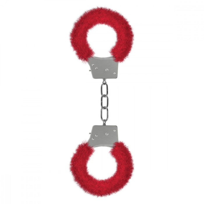 Lady Jane Adult Sex Shop | Shots Ouch! Beginner’s Furry Handcuffs - Red | Category_Bondage / BDSM, Colour_Red,