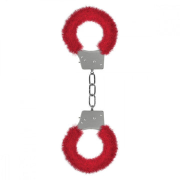 Lady Jane Adult Sex Shop | Shots Ouch! Beginner’s Furry Handcuffs - Red | Category_Bondage / BDSM, Colour_Red,