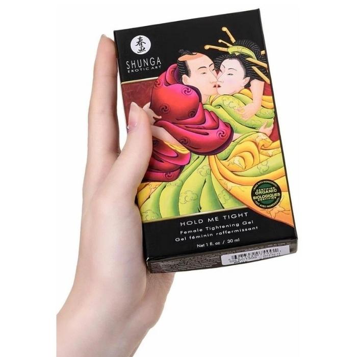 Shunga Hold Me Tight Tightening Cream is an internal tightening cream designed to tighten up the vagina for more intense female and male orgasms. This gel is applied to the female internally and works within minutes. 