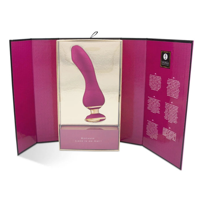 Shunga Sanya G-Spot Vibrator in pink for precise G-spot stimulation
