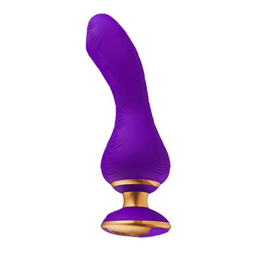 Purple Shunga Sanya G-Spot Vibrator with anal plug for precise G-spot stimulation