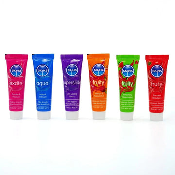 Lady Jane Adult Sex Shop | Skins Water & Silicone Based Lubes - Assorted Tubes (12ml)