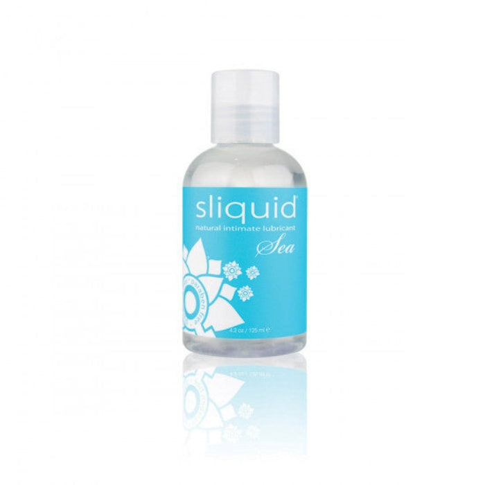 Sliquid Sea Aqua natural intimate lubricant in clear 125ml bottle