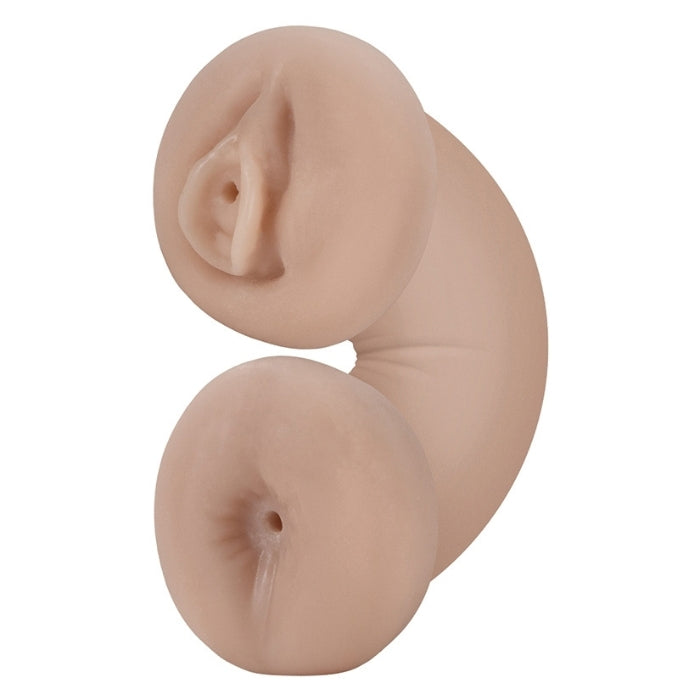 Lady Jane Adult Sex Shop | Soft & Wet Double Trouble Masturbator - Light Glow in the Dark