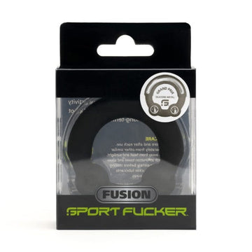 Introducing the Fusion line from Sport Fucker! These rings feature our revolutionary super soft liquid silicone exterior with metal rods and balls embedded within to provide tension and support in just the right places. Large – 37mm diameter.