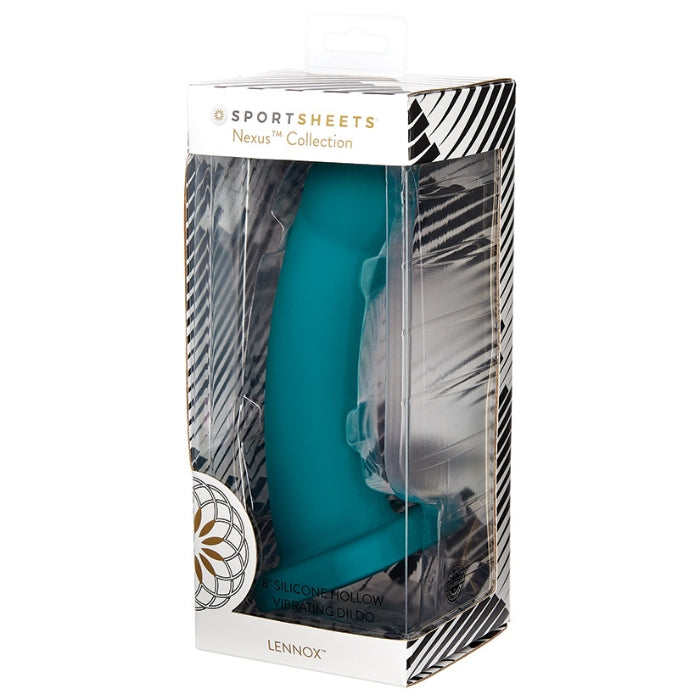 Lady Jane Adult Sex Shop | Sportsheets Lenox Hollow Vibrating Strap On Dildo - Emerald