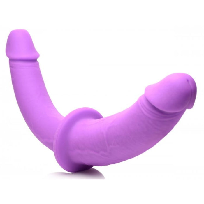 Lady Jane Adult Sex Shop | Strap U Double Charmer Double Strap On with Harness Purple