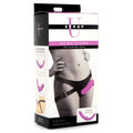 Lady Jane Adult Sex Shop | Strap U Double Charmer Double Strap On with Harness Purple