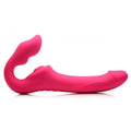 Lady Jane Adult Sex Shop | Strap U Licking & Vibrating Strapless Strap On Pink