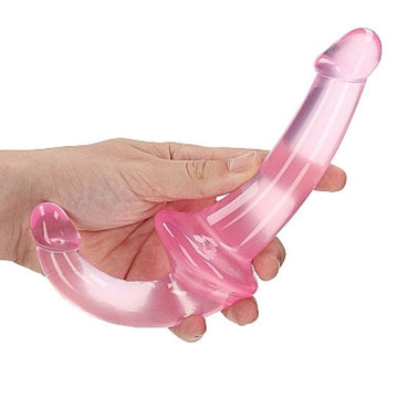 This 6inch strap-on can see right through you and will know exactly how you like it. Suitable for anal and vaginal use! This sensational strap on requires no harness, so nothing comes between you and your lover with the exception of your own intense pleasure together. All Realrock Rock Crystal Clear Dildos are phthalate free, latex free, body safe and non-porous which makes them easy to clean and gives them a longer lasting durability.