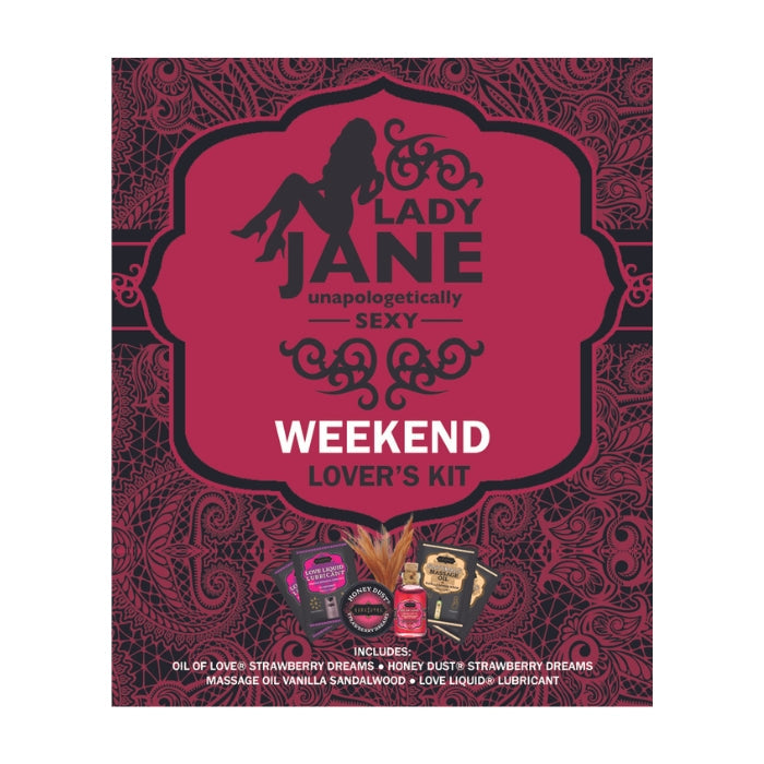 Lady Jane Adult Sex Shop | Lady Jane Strawberry Weekend Kit | Brand_Lady Jane, Category_Sex Toys, Clitoral Gels,