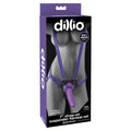Lady Jane Adult Sex Shop | Suspender Strap On Harness with 7 inch Dillio - Purple | Category_Sex Toys, Colour_Purple,