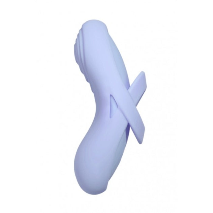 Svakom echo 2 mini finger vibrator blue with ultra soft liquid silicone and a removable soft liquid silicone finger sleeve