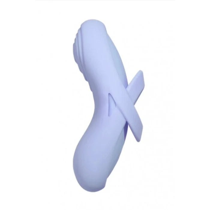 Svakom echo 2 mini finger vibrator blue with ultra soft liquid silicone and a removable soft liquid silicone finger sleeve