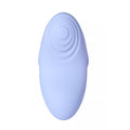 Svakom echo 2 mini finger vibrator blue made of ultra soft liquid soft silicone with removable finger sleeve and concentric ridges