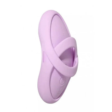 Svakom Echo 2 mini finger vibrator purple with ultra soft liquid silicone and removable finger sleeve design